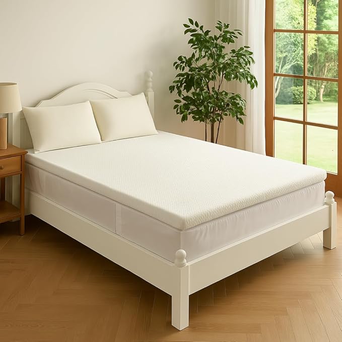 Bamboo Memory Foam Mattress Topper 5cm Thick
