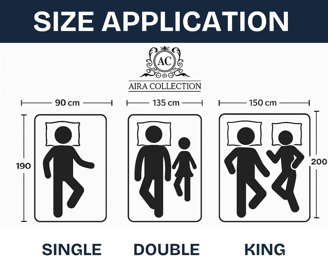 Bamboo Memory Foam Mattress Topper 5cm Thick